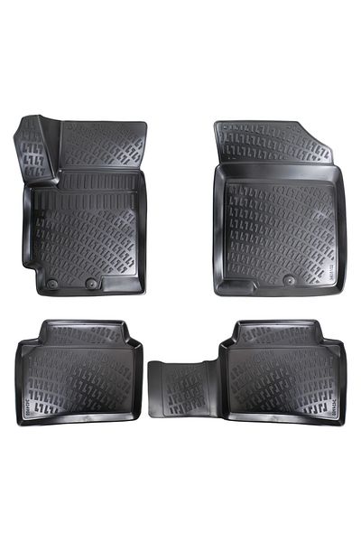 DELUXETUNING Set covorase auto cauciuc KIA Rio IV 2017-> forma tavita