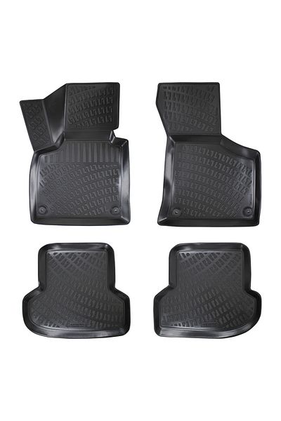 DELUXETUNING Set covorase auto cauciuc Audi A3 8P 2003-2013 forma tavita