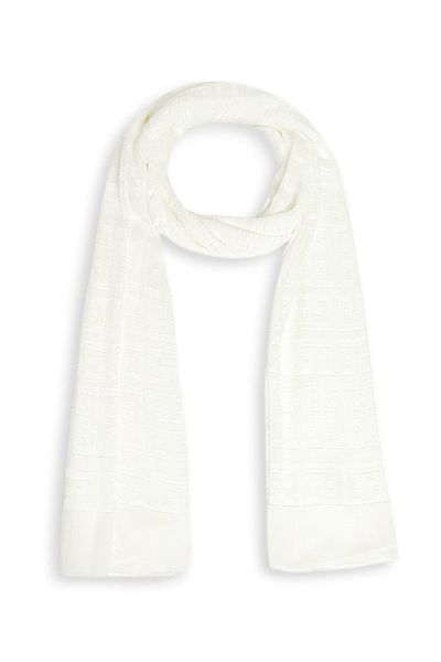 R&B White LADIES SCARF