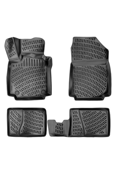 DELUXETUNING Set covorase auto cauciuc Renault Symbol II 2008-2013 forma tavita