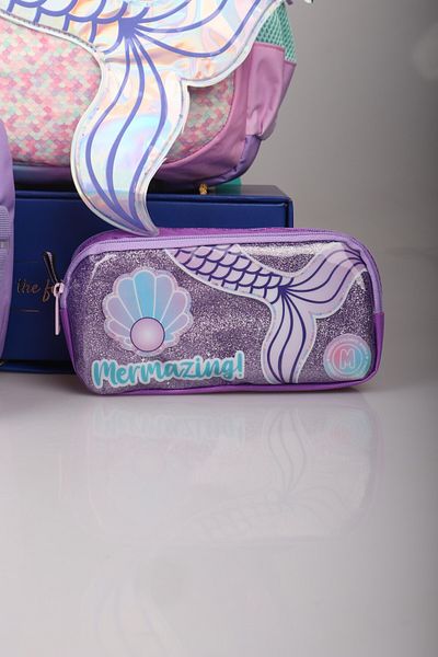 MUGGLE With Dekomus "Pearla Collection" Large Size School Bag, Lunch Box with Thermoses and Pen Bag