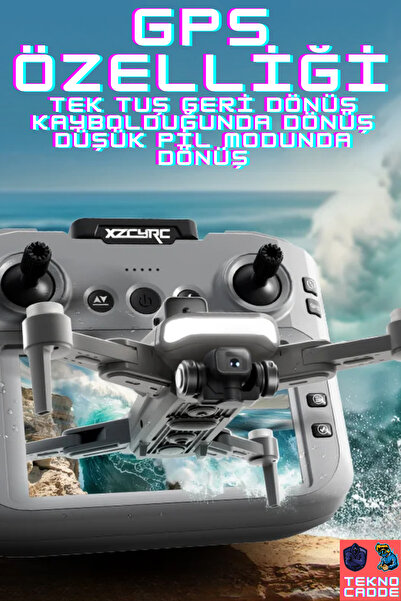 beboncool C29S 25DK Uçuş 1000M+ 4K HD Kamera LCD Kumandalı Katlanır Drone