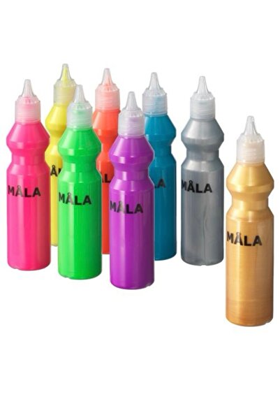 IKEA Mala boya seti çeşitli renkler 8 adet