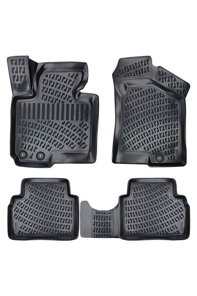 DELUXETUNING Set covorase auto cauciuc Hyundai ix35 2010-2015 forma tavita