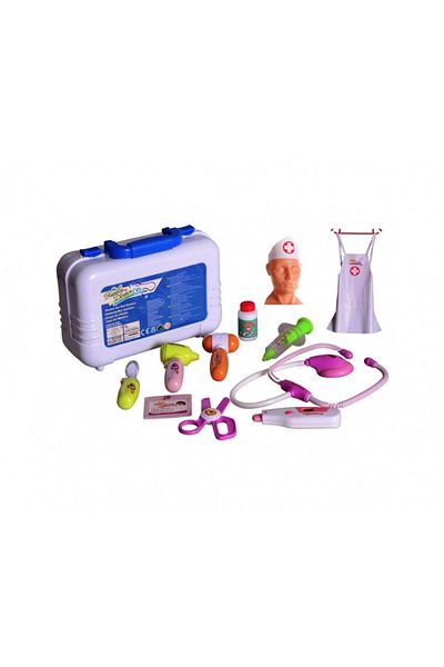 Orion Set de joacă pentru doctor cu costum de joacă și accesorii pentru copii peste 3 ani