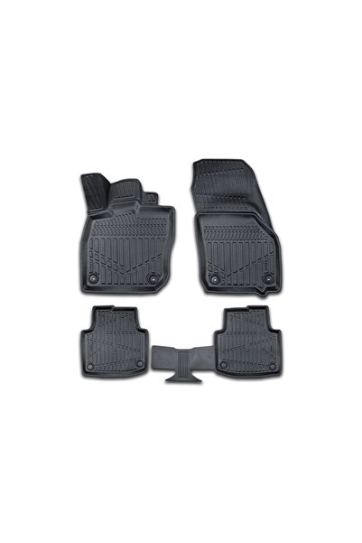 DELUXETUNING Set covorase auto cauciuc Skoda Superb 4 IV 2024->, forma tavita 3D