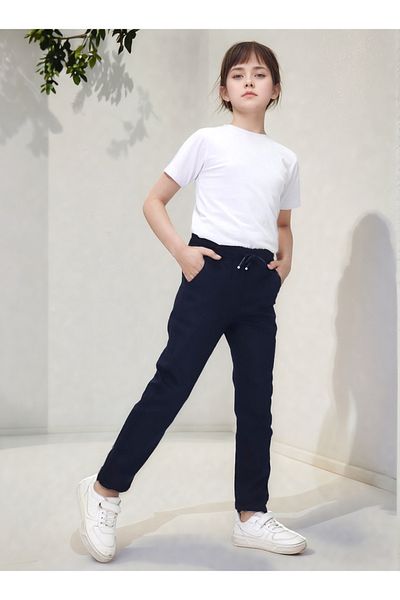 Pantulux Boy's Gabardine Elastic School Trousers