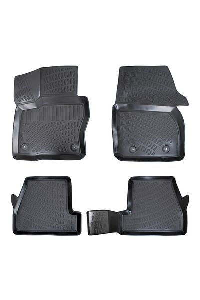 DELUXETUNING Set covorase auto cauciuc Ford Focus III facelift 2015-2018 forma tavita