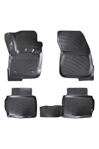 DELUXETUNING Set covorase auto cauciuc Ford Mondeo IV 2007-2014 forma tavita