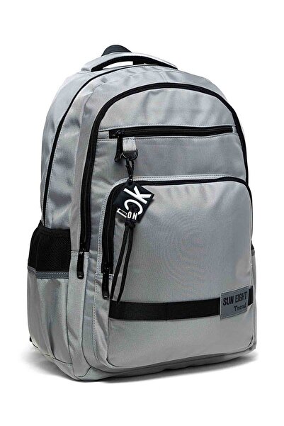 R&B Grey Teen Boys Backpack