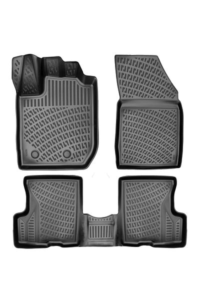 DELUXETUNING Set covorase auto cauciuc Dacia Duster III 2024->, forma tavita