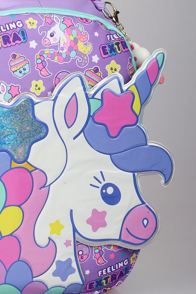 MUGGLE "Dekomus Wet Wipes Gifted" Special Design "Unicorn Collection" Large Size School Bag
