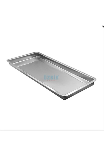 ÖZBİR PASLANMAZ ÇELİK REYON TEPSİSİ 37,5X25X2 CM