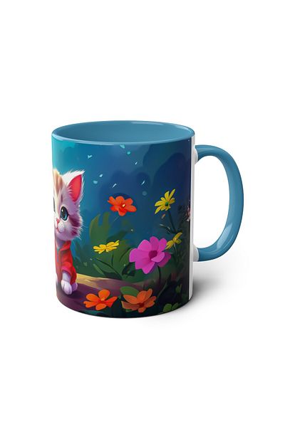 DUBLEMETRE Kitten Printed Mug
