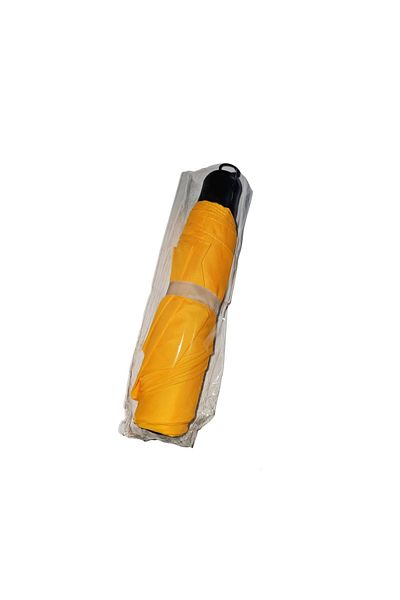 OEM Folding Umbrella, with retractable handle. Yellow