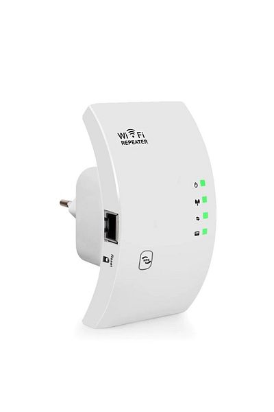 Welora WiFi Signal Amplifier/Range Extender, 300 Mbps, WLAN 2.4 GHz - White