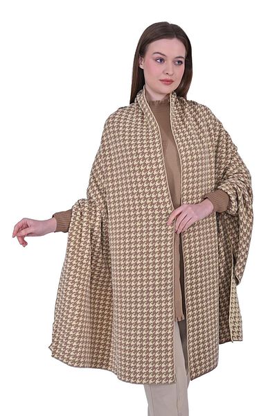 Invee Пернат жилет, пелерина CAMEL