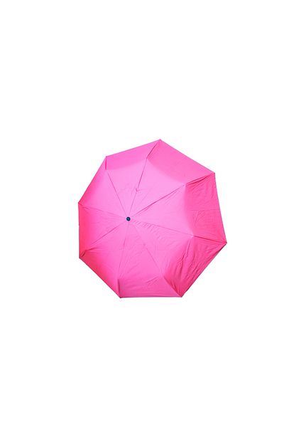 OEM Folding Umbrella, with retractable handle. Pink