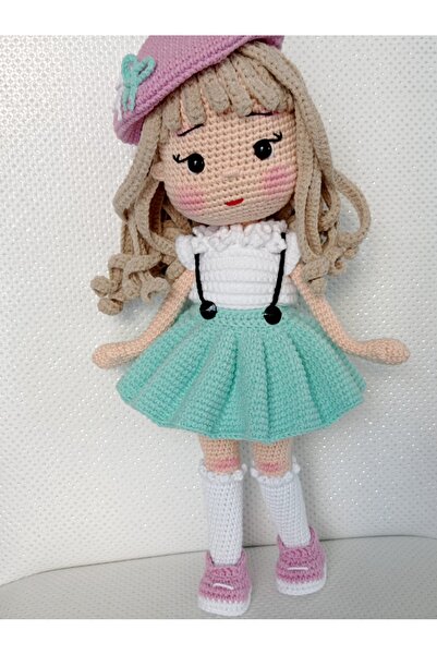 YUSUF TOKTAS TOYS CITY Toyscity Mint Bahar Bebek Amigurumi Örgü Oyuncak