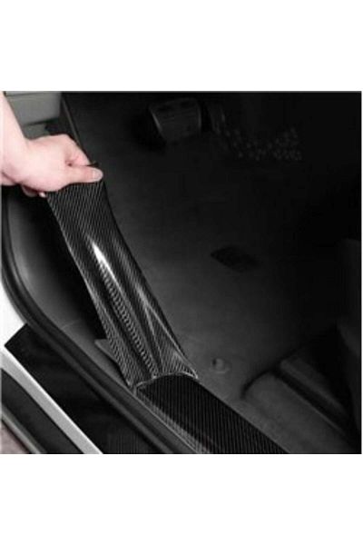 divendi-ro Carbon Adhesive Tape for Protection and Tuning, Car Interior or Exterior, 5x500cm - Black
