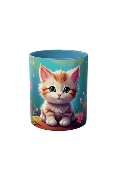DUBLEMETRE Kitten Printed Mug