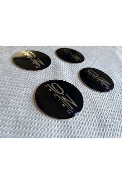 CEBECİOTO Oz Racing Black Wheel Hub Arms 60mm Set of 4 Sticker