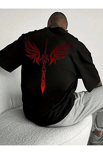 qubo sportswear & company qubo Unisex Oversize εμπριμέ βαμβακερό λαιμόκοψη κο...