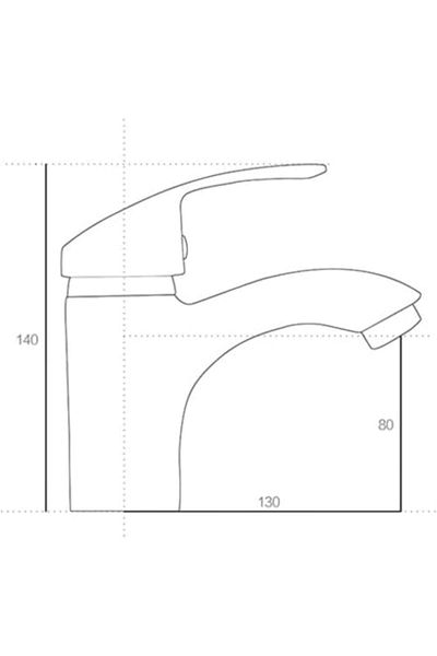 fitto Durable High-Quality Mixer Tap for Washbasins From