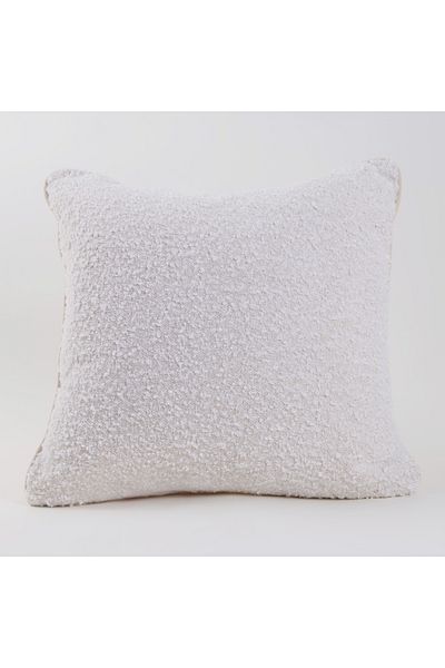 Boutique Blanche Cotton Woven Cushion 45*45Cm, White