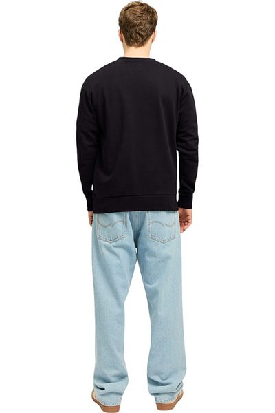 Jack & Jones Μπλούζα JACK & JONES Beau Crew - 12268435-Μαύρο