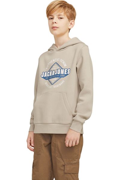 Jack & Jones Φούτερ Hanorac JACK & JONES με λογότυπο JNR - 12258823-Moonbeam