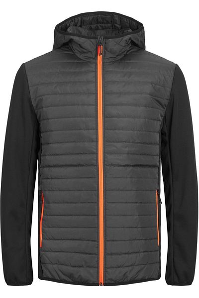 Jack & Jones Jacheta JACK & JONES Πολυεστερικό Καπιτονέ - 12182242-Asphalt B