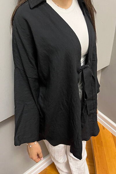 Esma Style Kadın Kuşaklı Modal Kimono