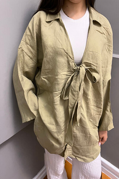 Esma Style Kadın Kuşaklı Modal Kimono