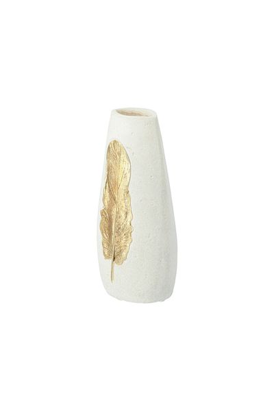 Generic Ceramic Vase Feather Gold