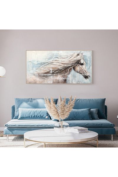 Generic Wall Art Horse Hand Painting - 70*140 cm