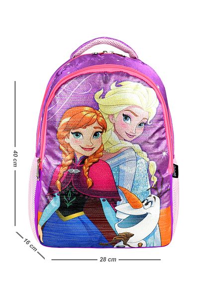 QL ACCESSORY Frozen Sequin Set of 2 Primary School Bag Lunch Box Set
