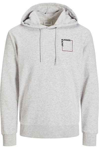 Jack & Jones Hanorac JACK & JONES Verner PO - 12269318-Λευκό Μελάντζ