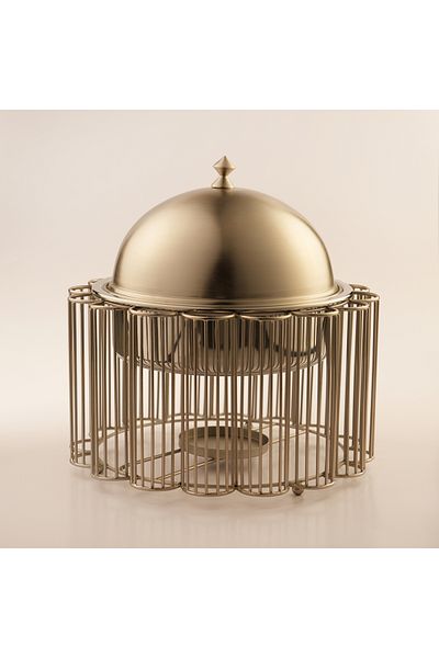 LA MESA Stainless Steel Food Warmer 5L, Silver