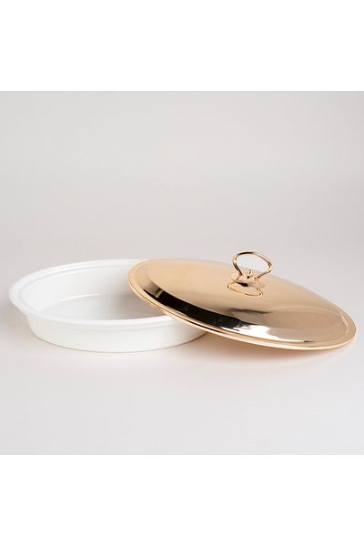 LA MESA Twin Oval Food Warmer