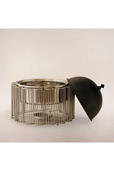 LA MESA Stainless Steel Food Warmer 3L, Black