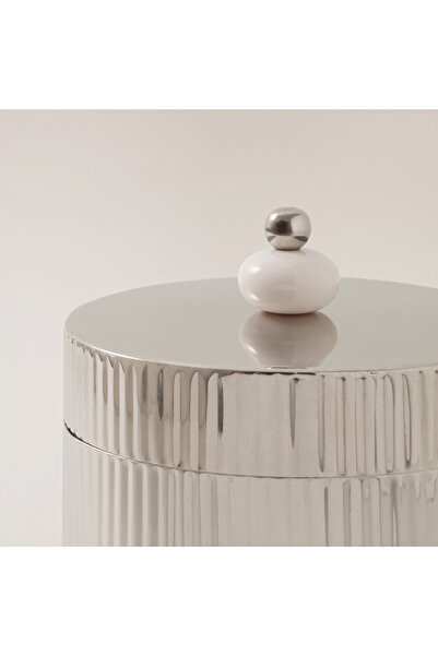 LA MESA Metal Food Container 12*12*15Cm Nickel Plated, Gold