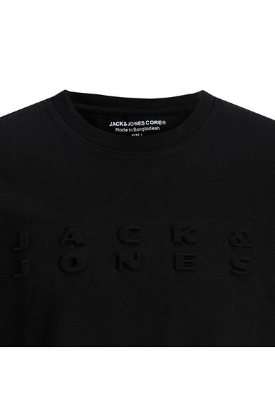 Jack & Jones Tricou JACK & JONES Στάμπα Pacer - 12273295-Μαύρο