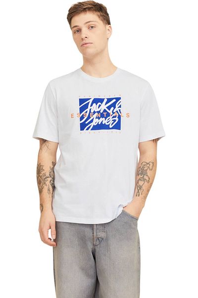 Jack & Jones Tricou JACK & JONES Colton - 12268439-Λευκό
