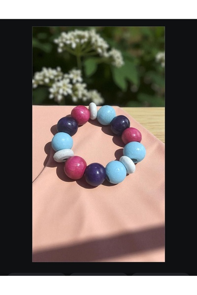 Birtakı'm Şeyler سوار من الخرز الخشبي الأصلي