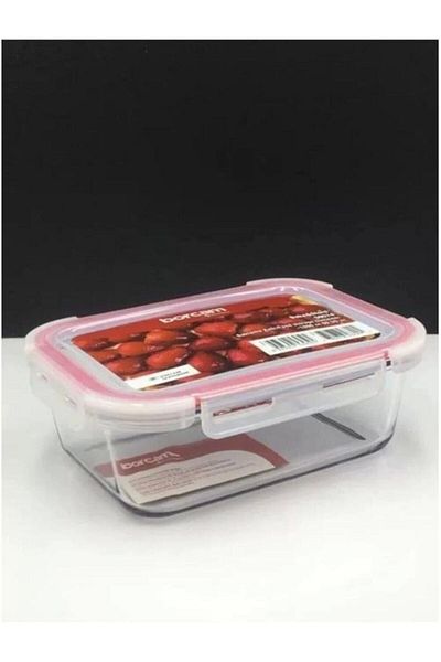 Mena Rise Şirinshop Borcam, Bake Store Storage Container, 1800 Cc, t a Seal Lsr Red, Single Offset Promote