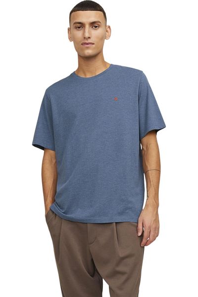 Jack & Jones JACK & JONES Μπλουζάκι Paulos - 12245087-Τζιν Μπλε