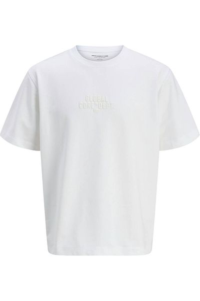 Jack & Jones Tricou JACK & JONES Σκυρόδεμα Τονικό - 12273294-Φωτεινό Λευκό