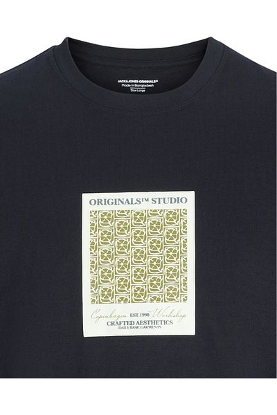 Jack & Jones Tricou JACK & JONES Islington AOP - 12273019-Μαύρο