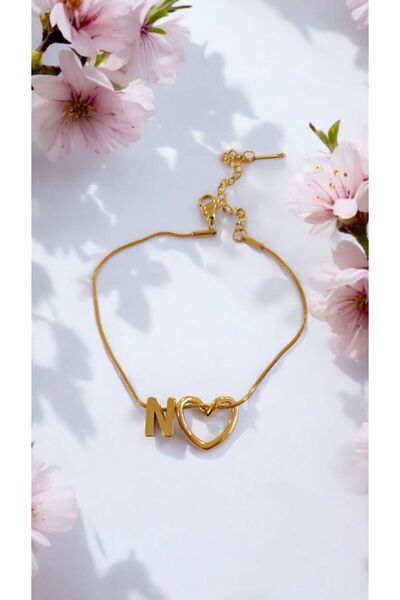 AKSESUARIM سوار نسائي على شكل قلب من الفولاذ